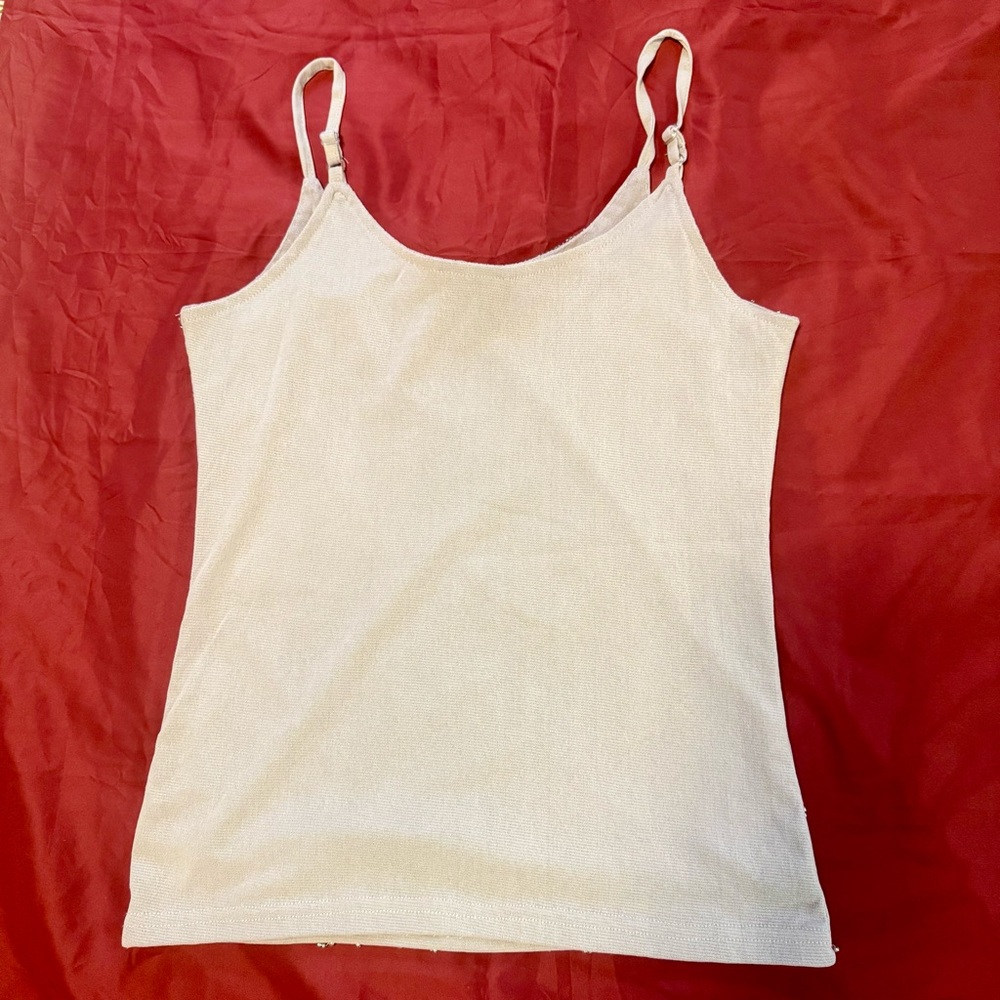 Gray Embellished Sleeveless Camisole - Picture 4 of 6